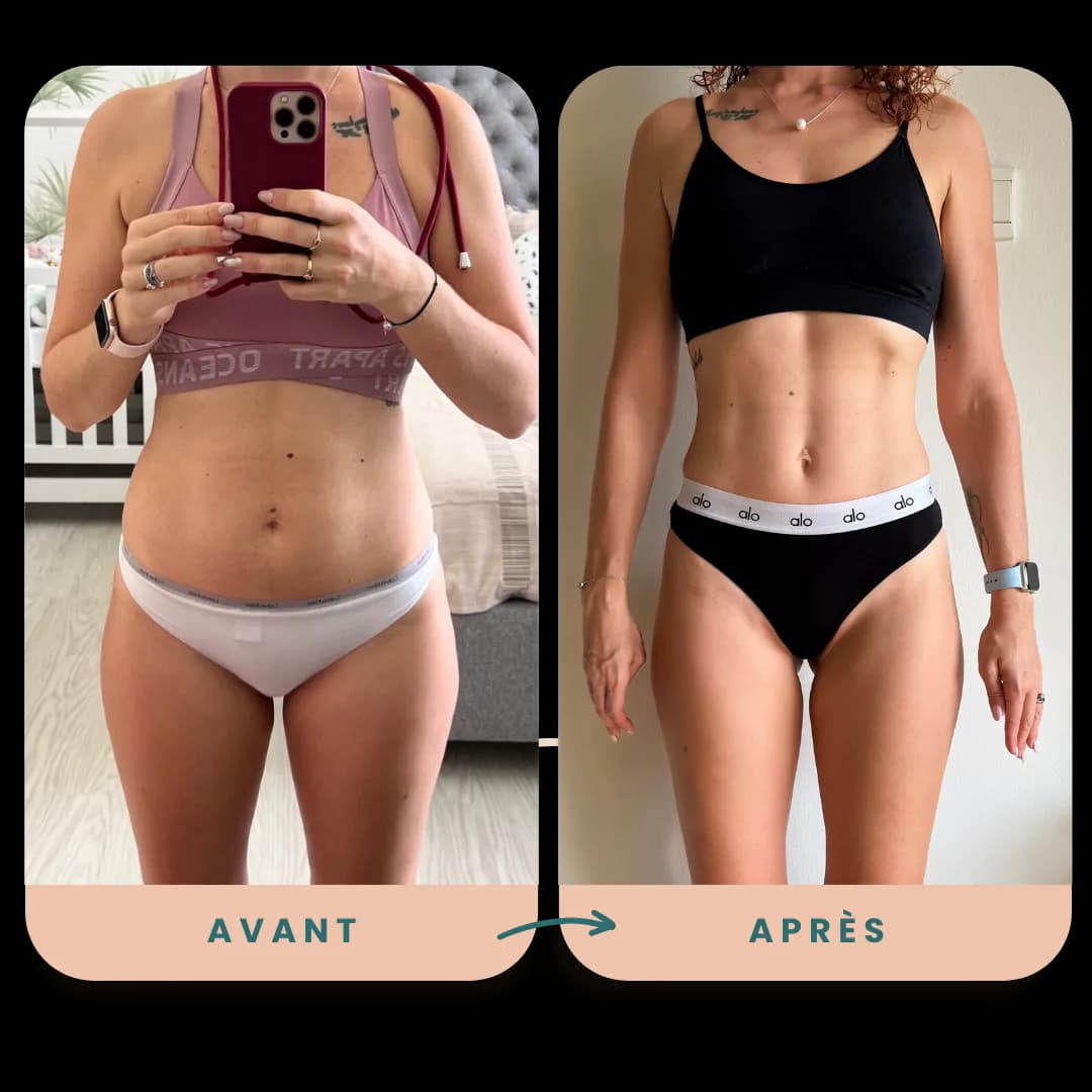 Transformation avant / après